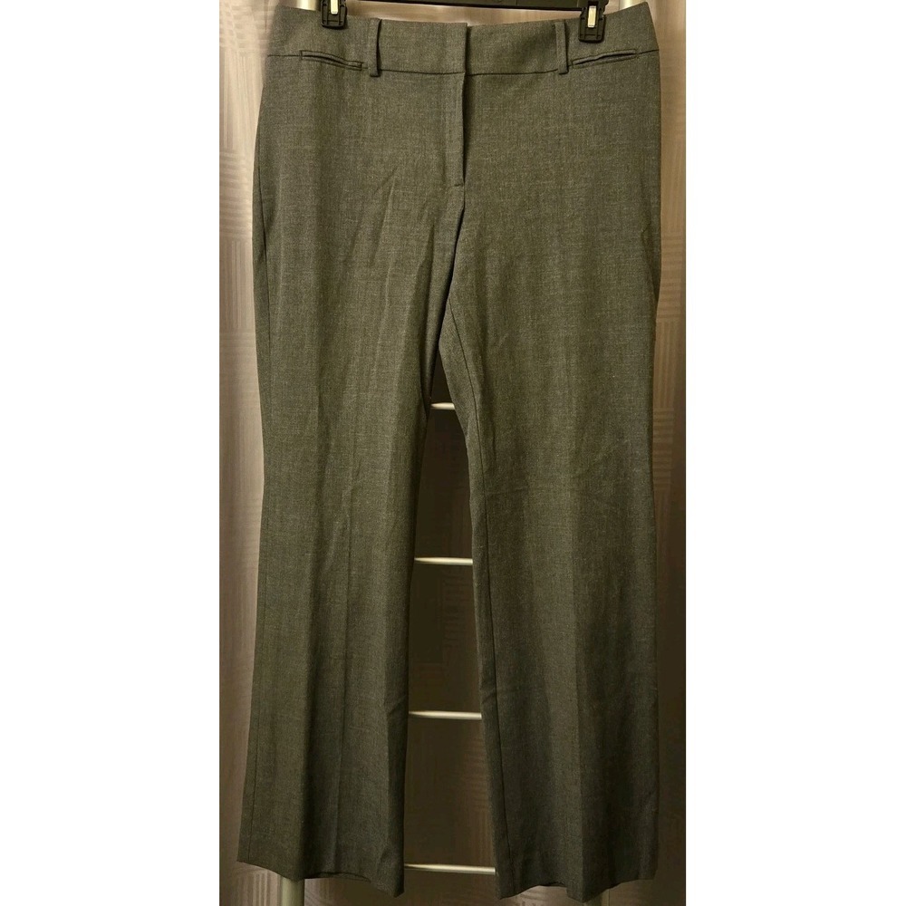 Ann Taylor Loft Julie Dress Pants Trousers Womens Size 12 Gray 34x33 Career